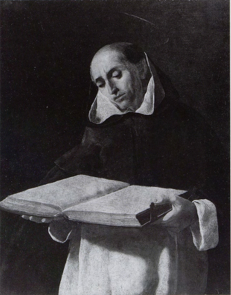 Saint dominicain Reading - Francisco de Zurbarán - Alpha Reproduction