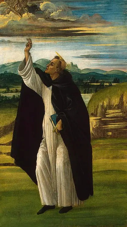 Saint Dominique - Sandro Botticelli image 1 reproduction d’œuvre d’art à l’huile