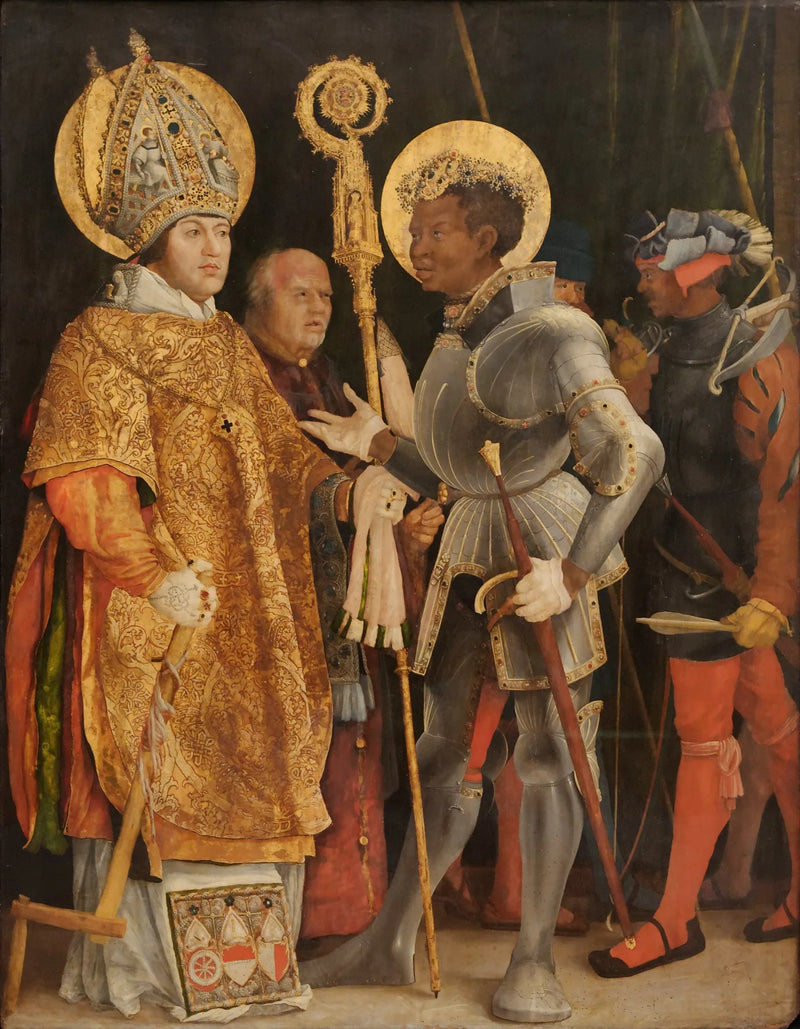 Saint Érasme og Saint Maurice - Matthias Grünewald