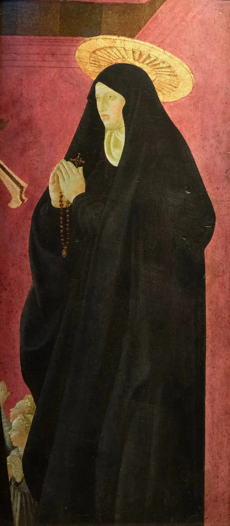 Saint og to barn, fragment - Paolo Uccello