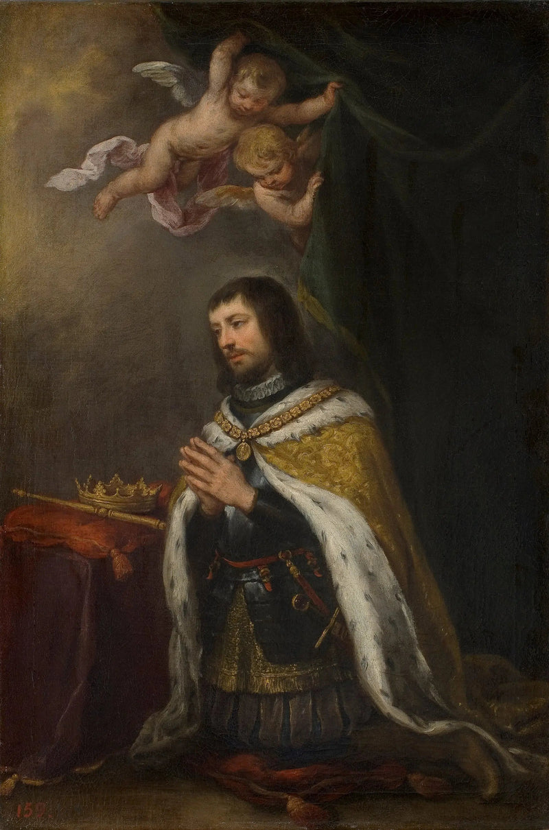 Saint Ferdinand, konge av Castilla, León og Asturias - Bartolomé Esteban Murillo

Source:
Saint Ferdinand, roi de Castille, de Léon et des Asturies - Bartolomé Esteban Murillo