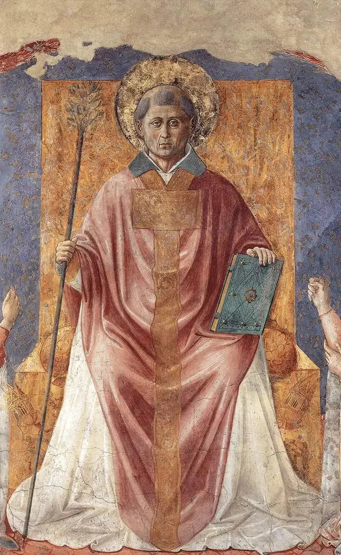 Saint Fortunat innviet - Benozzo Gozzoli