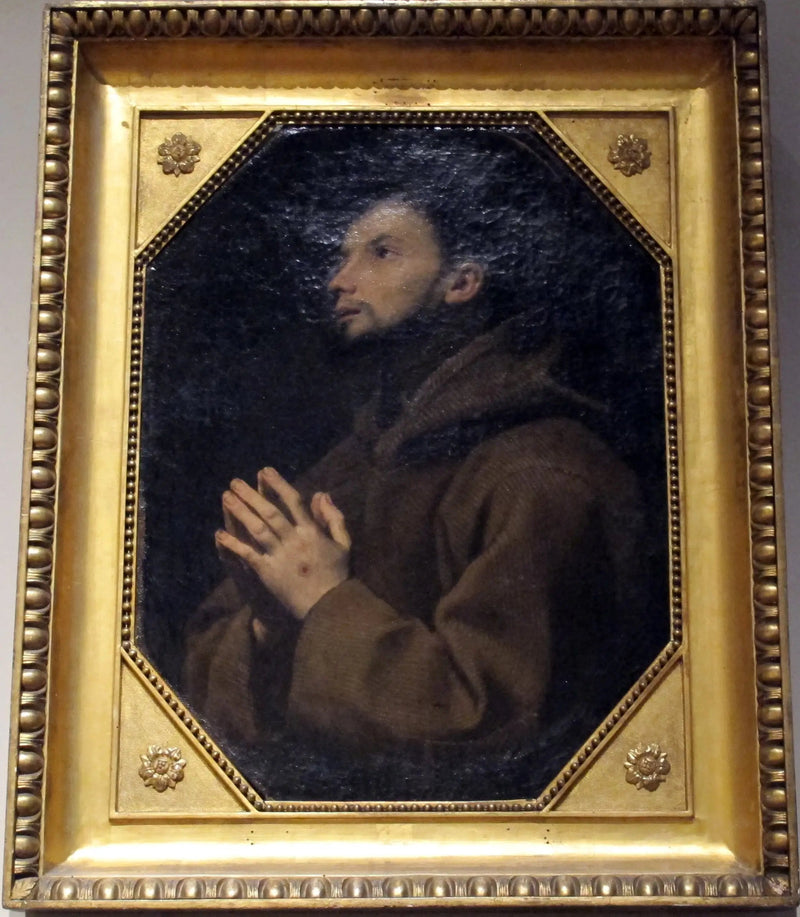 Saint Frans av Assisi i bønn - Lorenzo Lippi