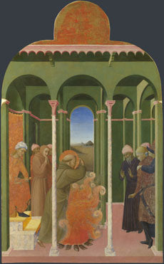 Saint François foran sultan - Stefano di Giovanni (Sassetta)