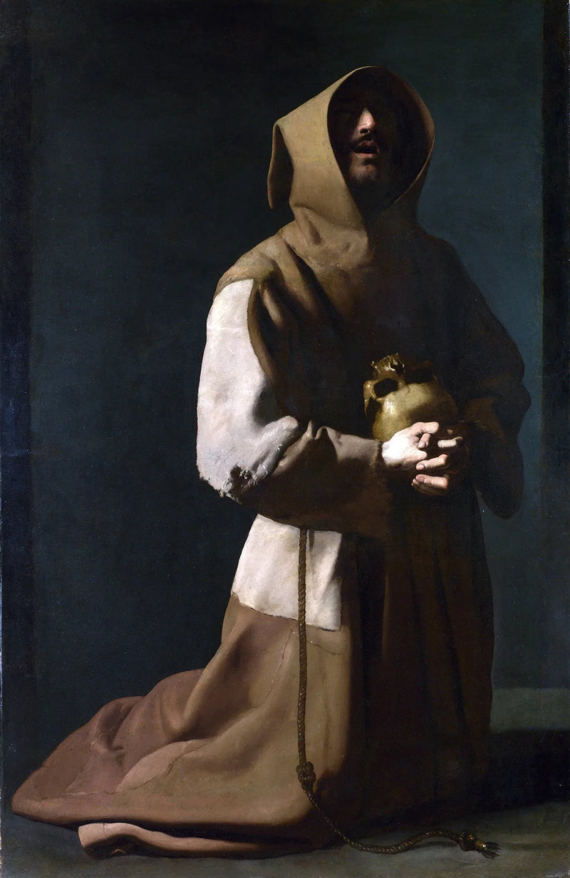 Saint François i meditasjon - Francisco de Zurbarán