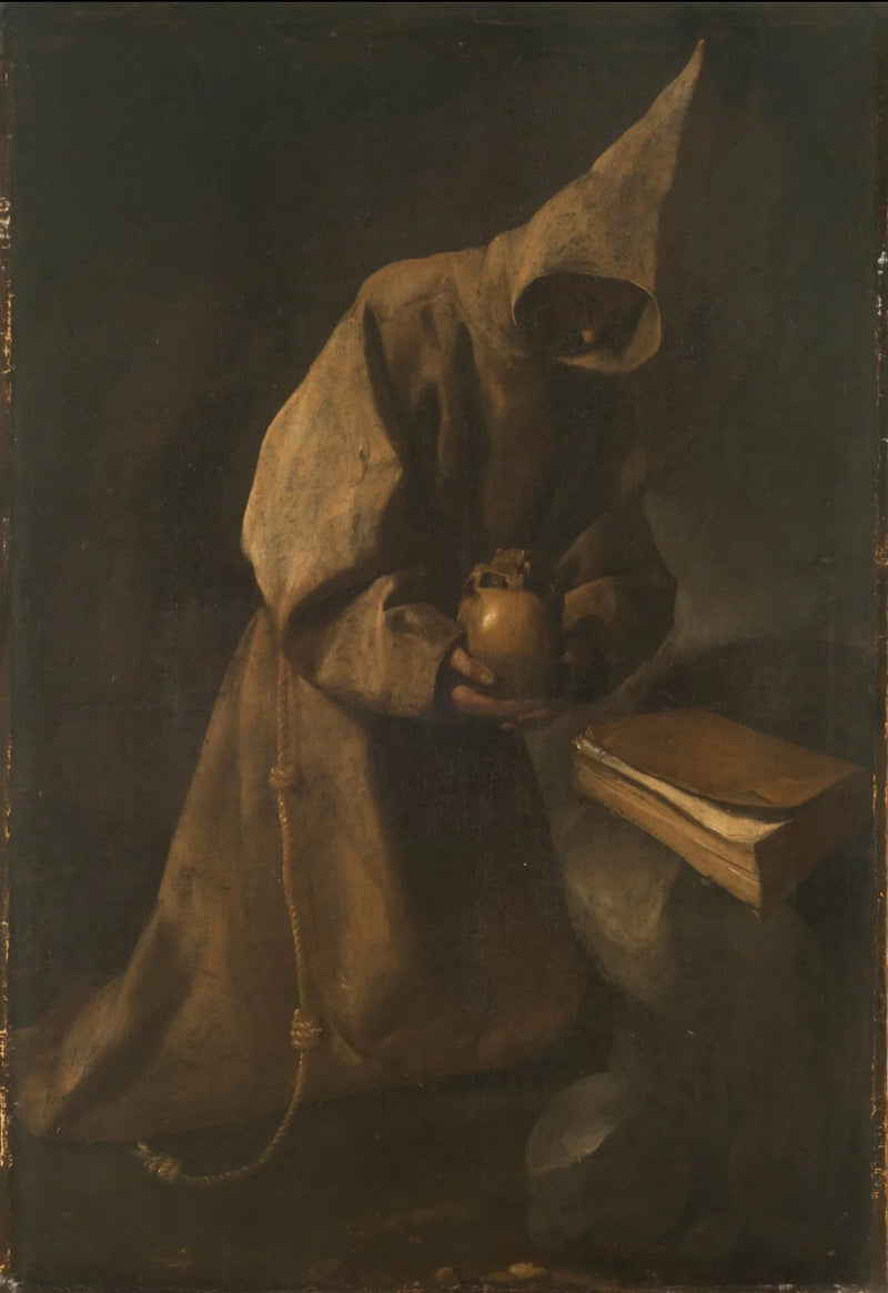 Saint François i meditasjon - Francisco de Zurbarán