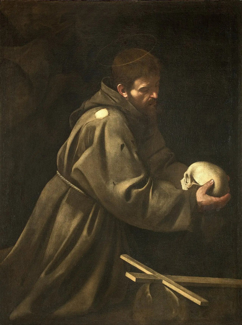 Sankt Frans av Assisi i meditasjon - Caravaggio