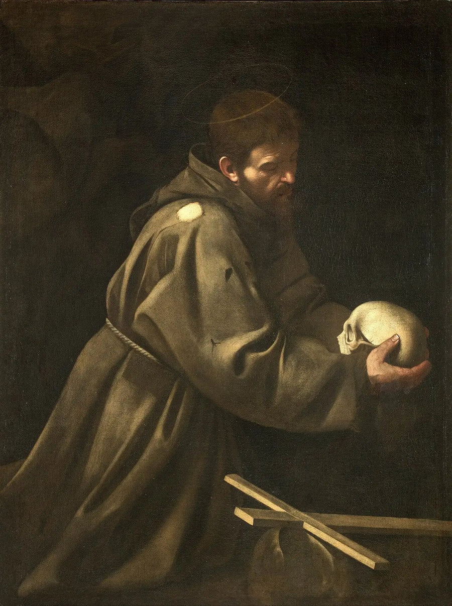 Sankt Frans av Assisi i meditasjon - Caravaggio