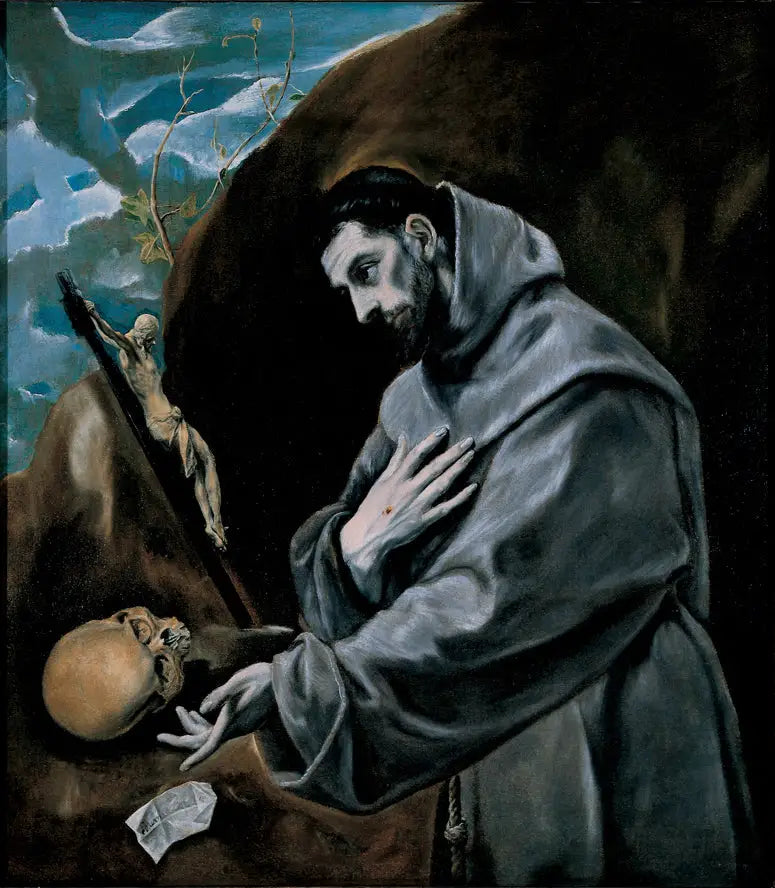 Saint François i bønn - El Greco