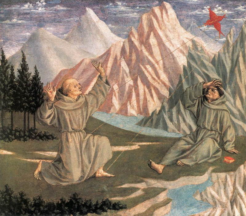 Saint François mottar stigmata - Domenico Veneziano