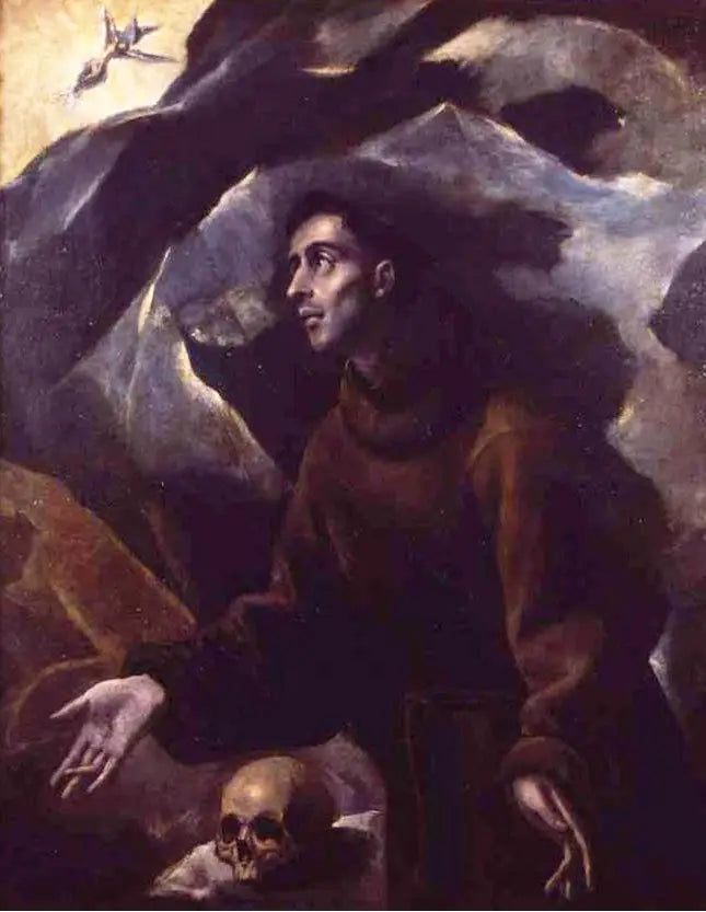 Saint François mottar stigmata - El Greco