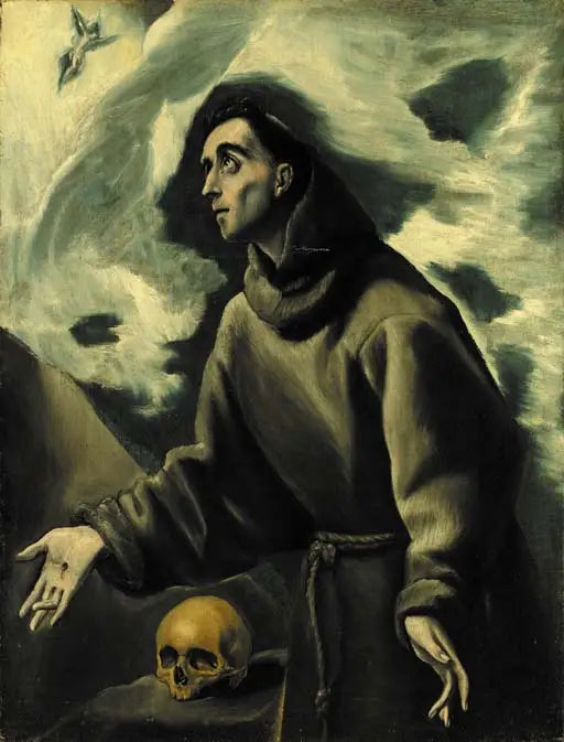Saint François mottar stigmata - El Greco