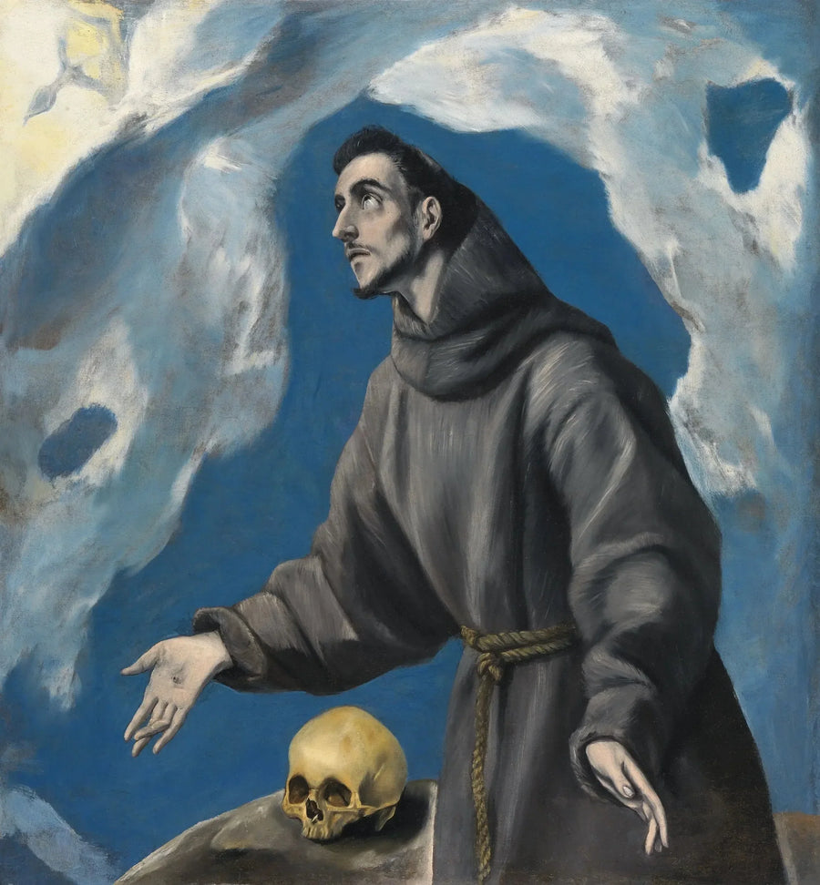 Saint François recevant les stigmatene - El Greco