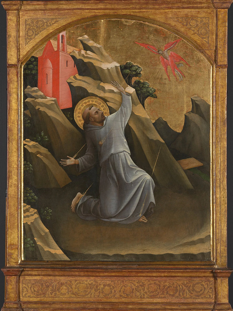Saint François mottar stigmata - Lorenzo Monaco