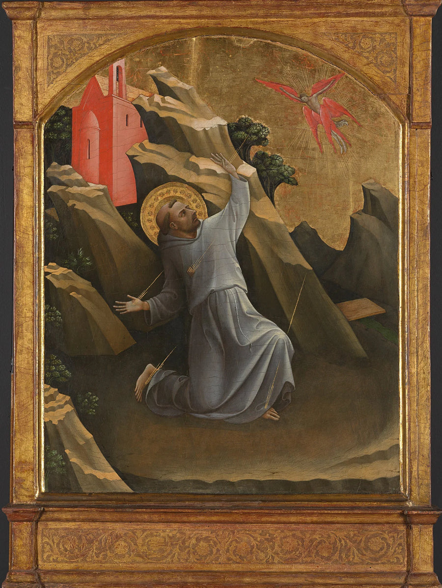Saint François mottar stigmata - Lorenzo Monaco