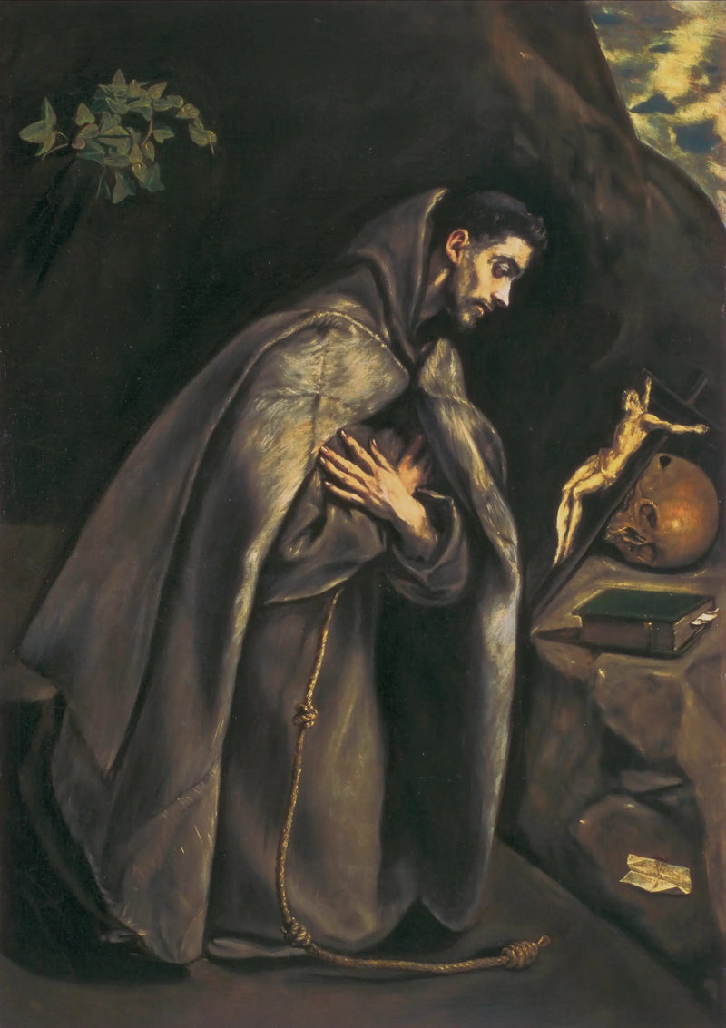 Saint François ærbødighet for Korset - El Greco