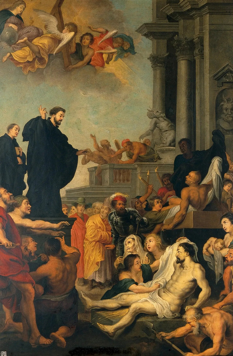 Saint François Xavier forkynnelse og helbredelse - Peter Paul Rubens