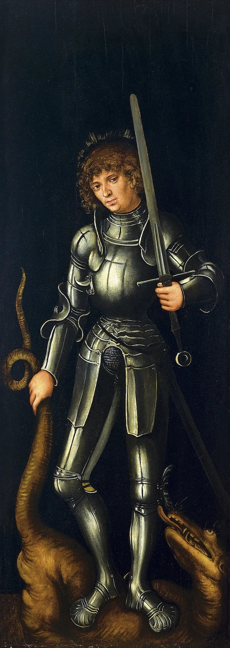 Saint Georges (yttervegg høyre) - Lucas Cranach den eldre