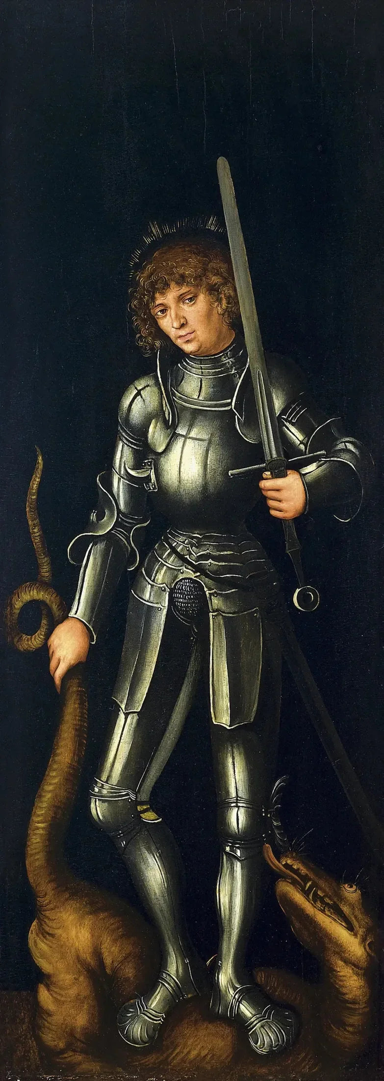 Saint Georges (yttervegg høyre) - Lucas Cranach den eldre