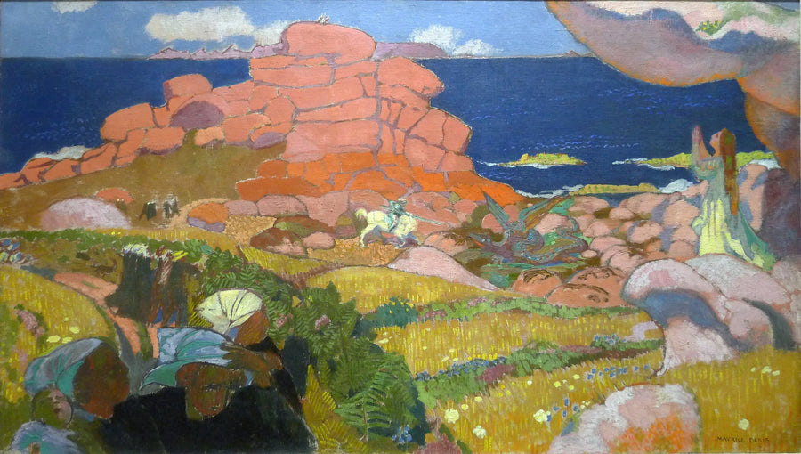 Saint Georges ved de røde klippene - Maurice Denis