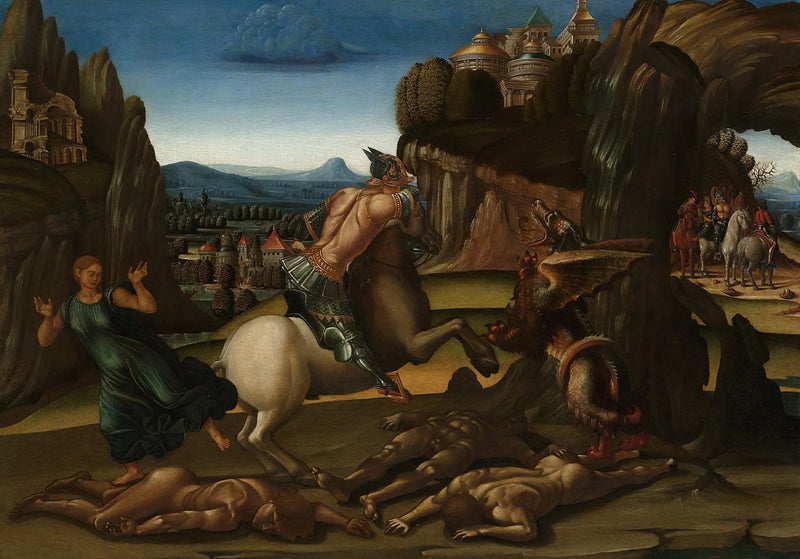 Saint Georges og dragen - Luca Signorelli