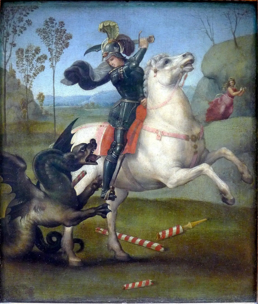 Sankt Georg og dragen - Raphael Sanzio