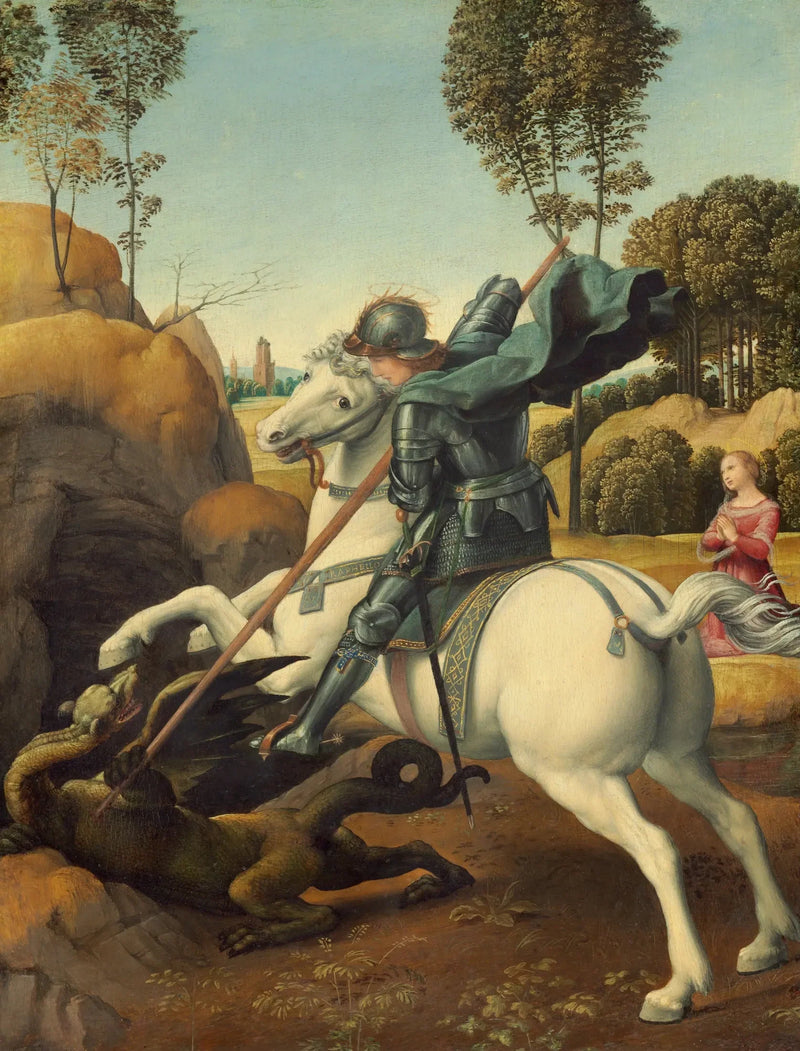 Sankt Georg og dragen - Raphael Sanzio