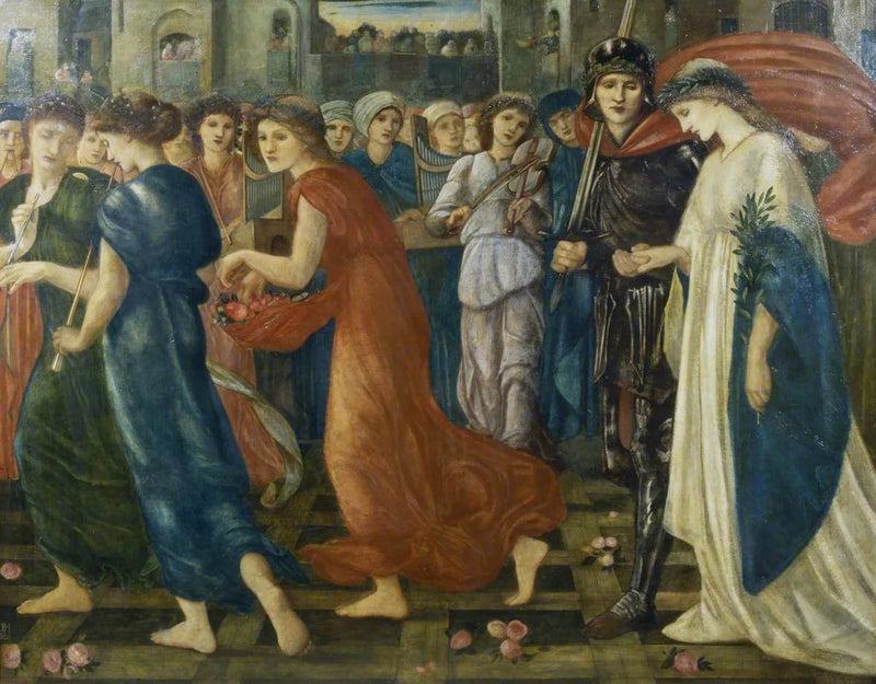 Saint Georges og Dragen, serie nr. 7: Tilbakekomsten - Edward Burne-Jones