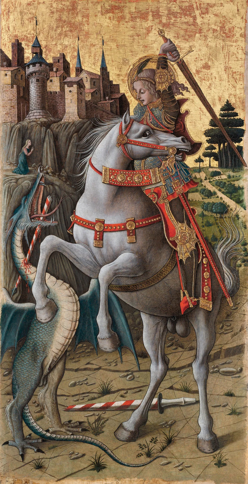 Saint Georges som dreper dragen - Carlo Crivelli