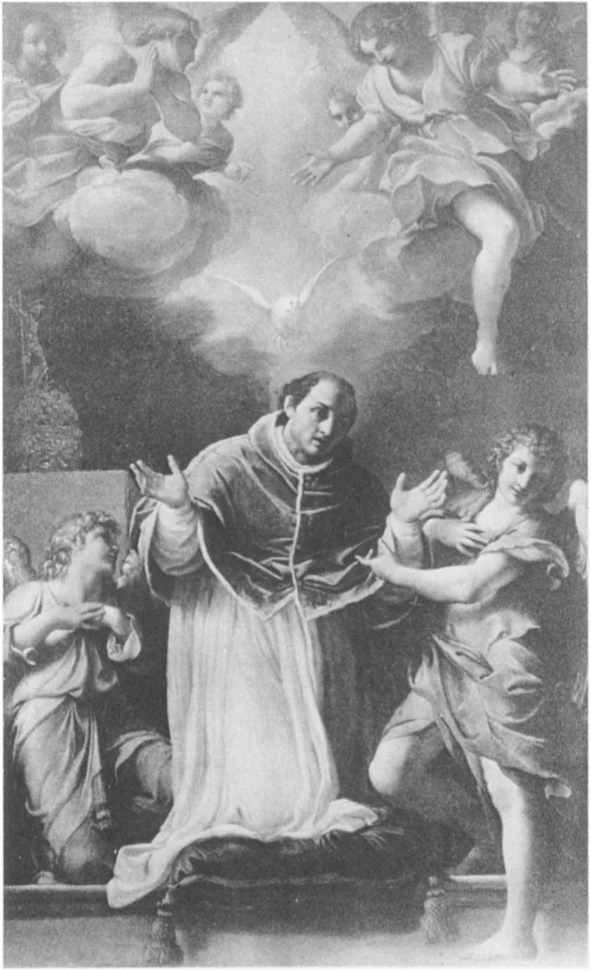 Saint Gregor i bønn - Annibale Carracci
