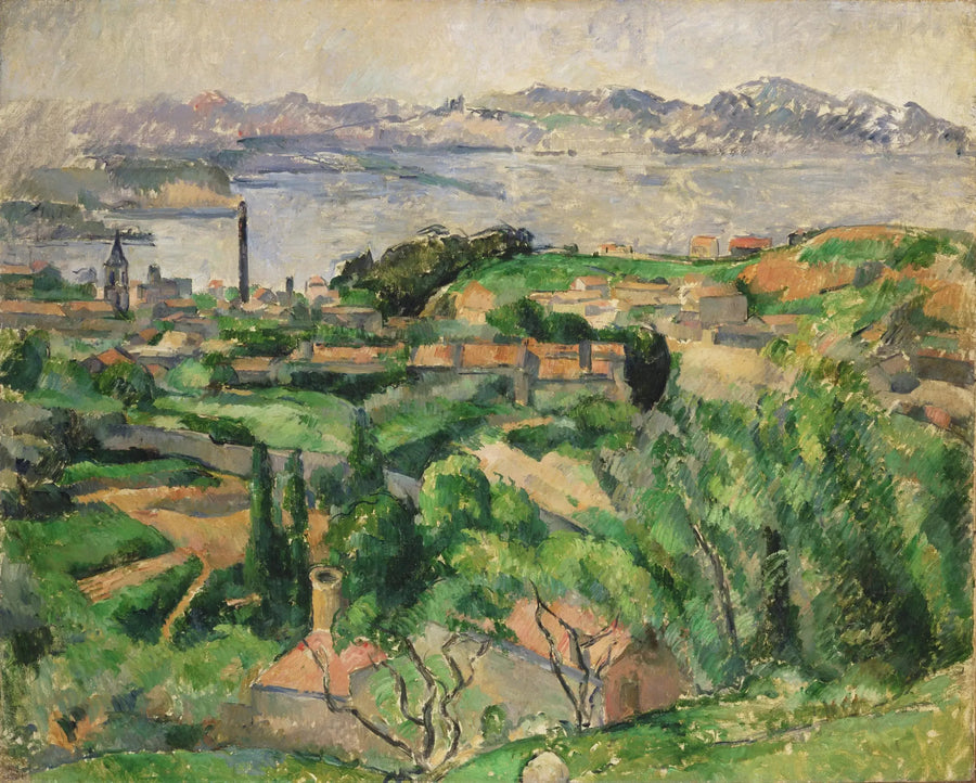 Saint-Henri og Marseille-bukten - Paul Cézanne