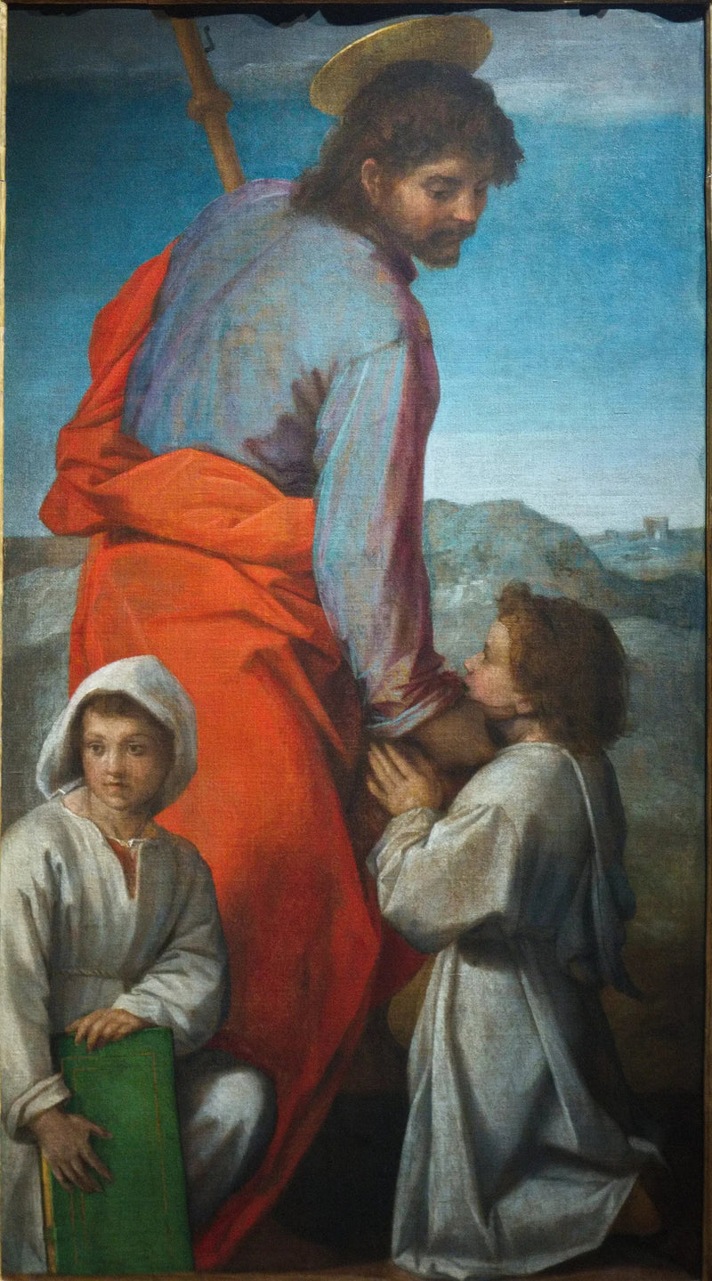 Saint Jacques med to barn - Andrea del Sarto