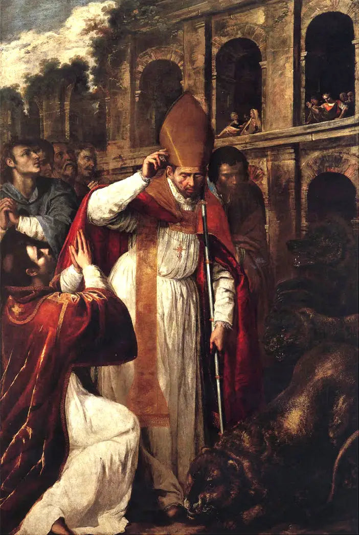 Saint Janvier i amfiteateret i Pozzuoli - Artemisia Gentileschi