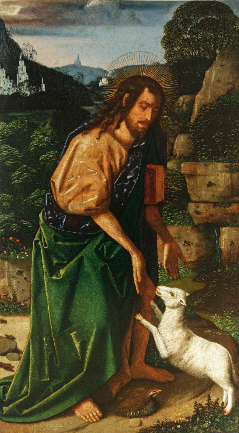Saint Johannes Døperen - Bartolomé Bermejo