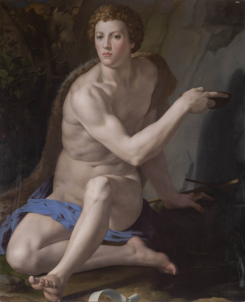 Saint Johannes Døperen - Bronzino
