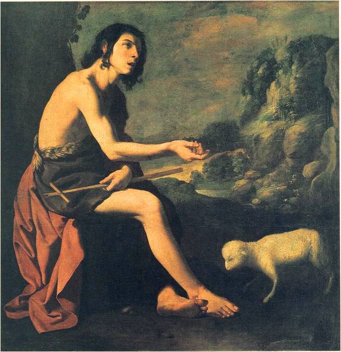Saint Jean-Baptist i ørkenen - Francisco de Zurbarán