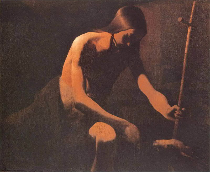 Saint Jean-Baptiste i ørkenen - Georges de La Tour