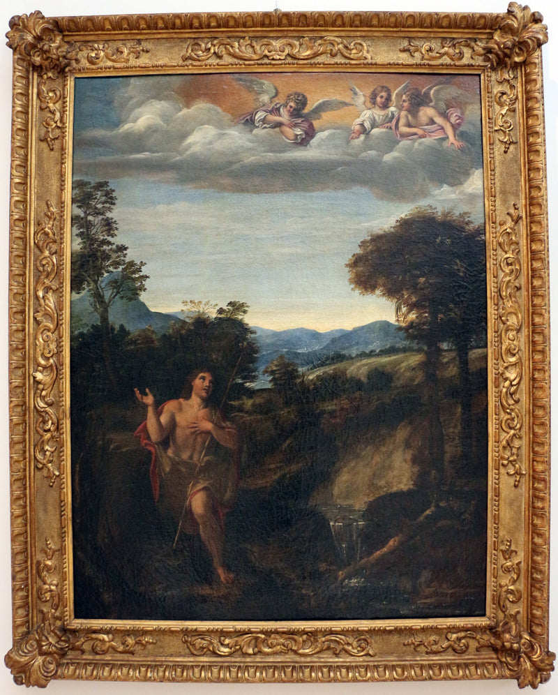 Saint Jean-Baptiste i et landskap - Annibale Carracci