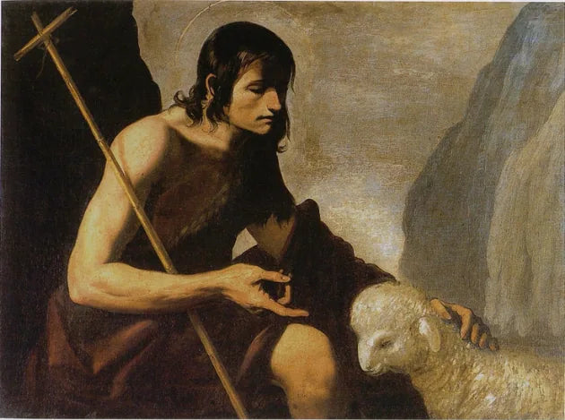 Saint Johannes Døperen - Francisco de Zurbarán
