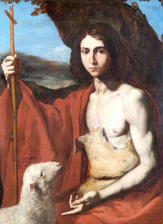 Saint Johannes Døperen - Jusepe de Ribera