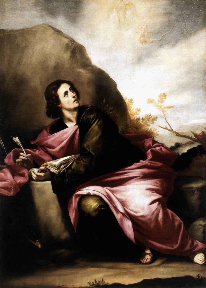 Sankt Johannes Evangelisten på Patmos - Alonso Cano
