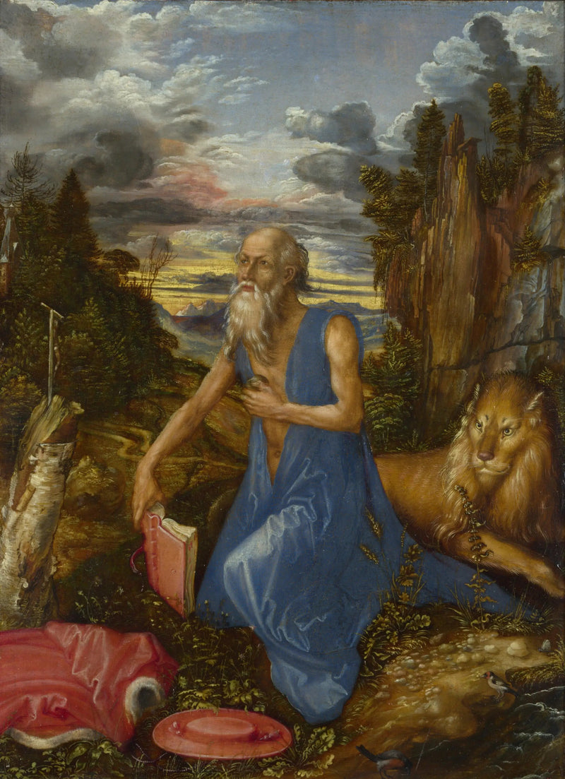 Sankt Jeronimus i ørkenen - Albrecht Dürer