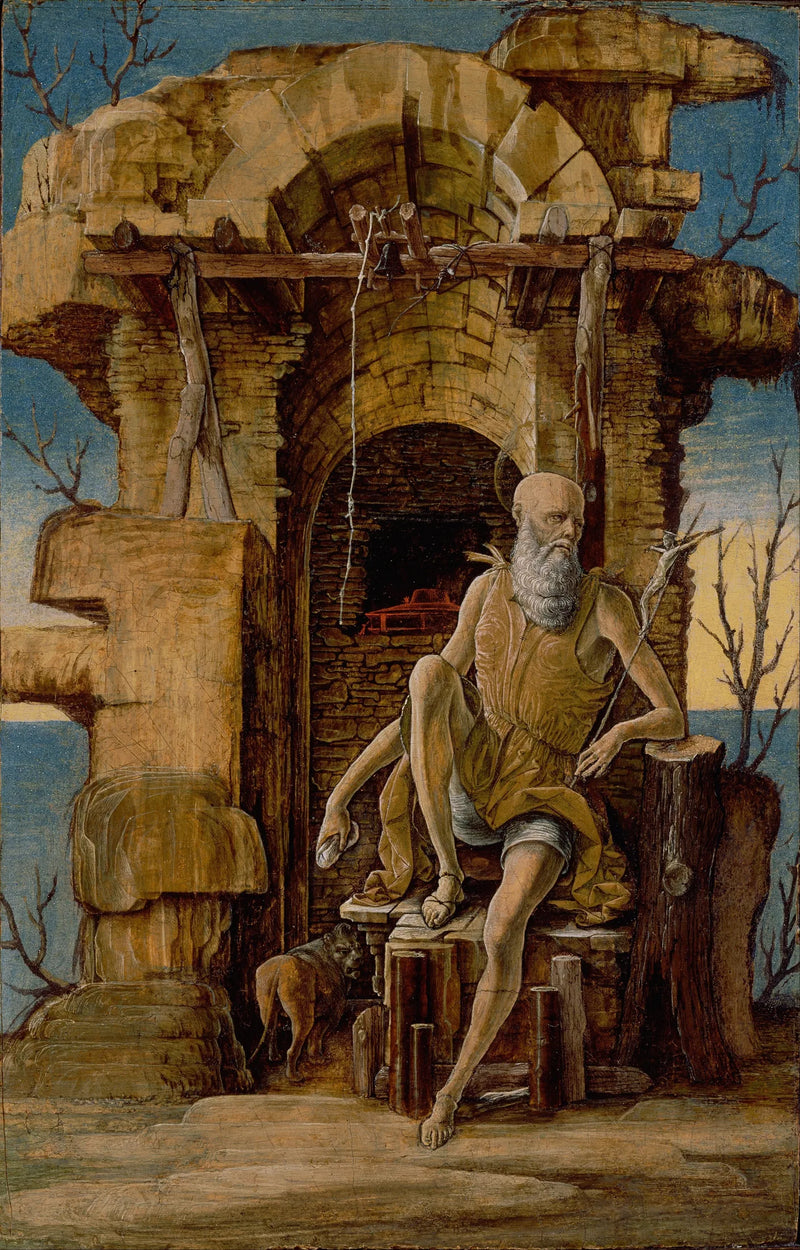 Saint Jérôme i ørkenen - Ercole de’ Roberti