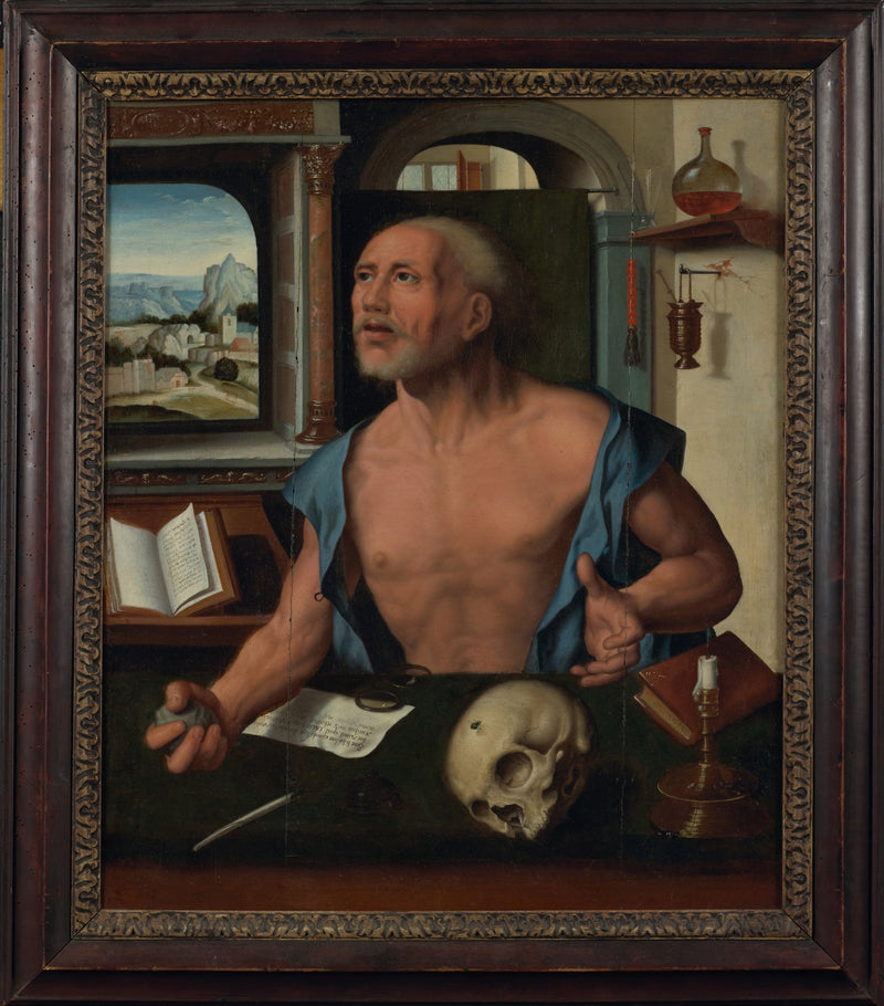 Saint Jérôme i sin celle - Joos van Cleve