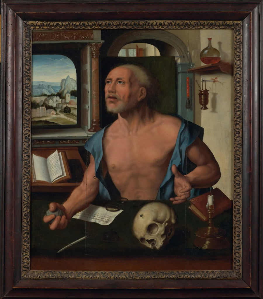 Saint Jérôme i sin celle - Joos van Cleve