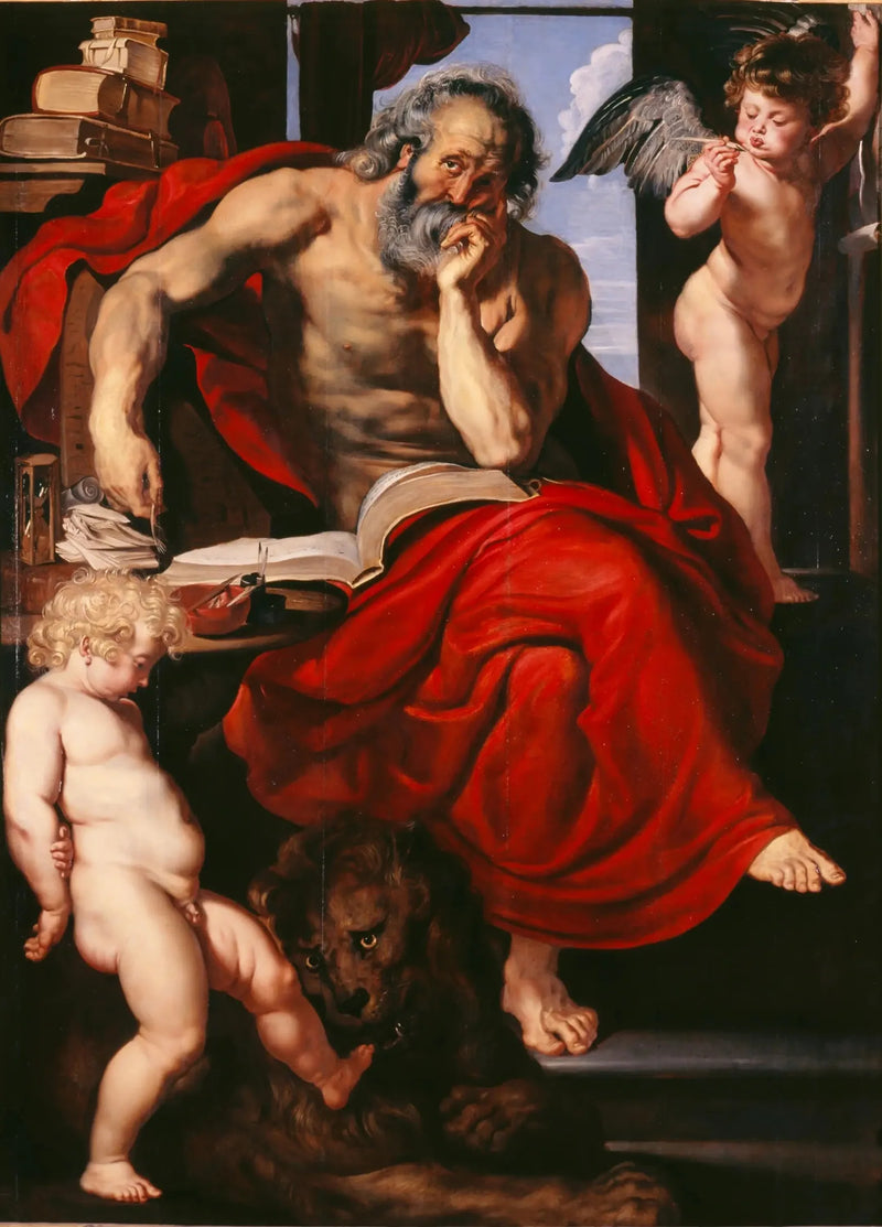 Sankt Hieronymus på sitt kontor - Peter Paul Rubens