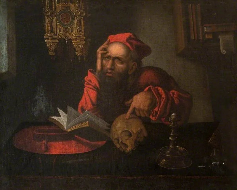 Saint Jérôme i sitt arbeidsrom - Joos van Cleve