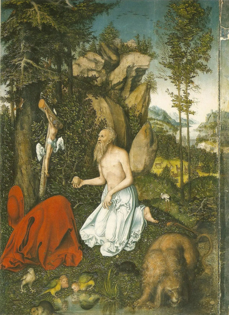 Saint-Jérôme - Lucas Cranach den eldre