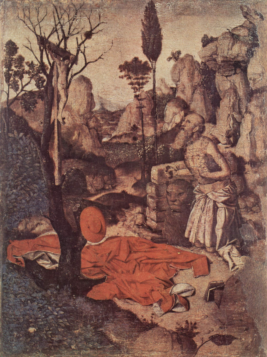 Saint Jérôme botfer i ørkenen - Antonello de Messina