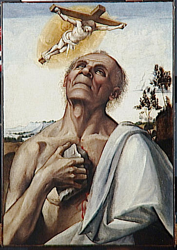 Saint Jérôme botende i ekstase - Luca Signorelli